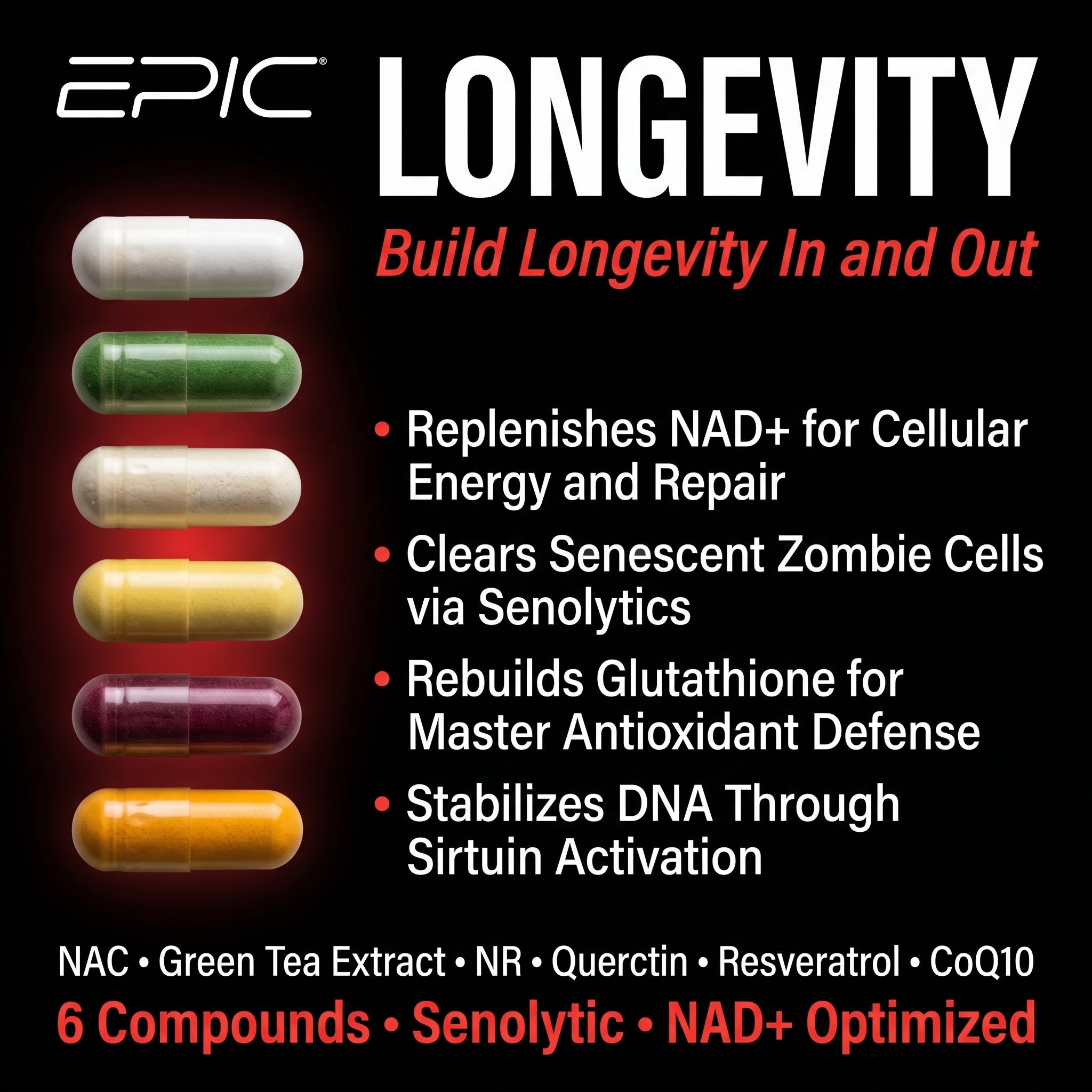 EPIC Longevity Pack - 30 Packs